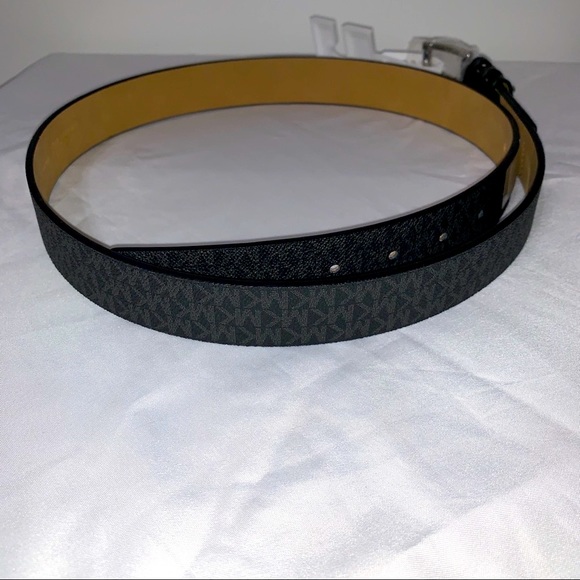 NEW Michael kors Black logo belt size Large - Picture 1 of 9